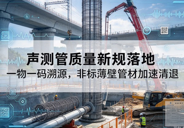 永川区声测管质量新规落地，一物一码溯源，非标薄壁管材加速清退