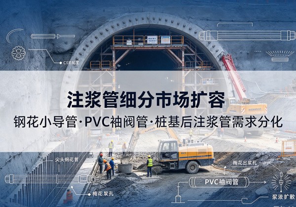 永川区注浆管细分市场扩容，隧道钢花小导管、PVC 袖阀管、桩基后注浆管需求分化